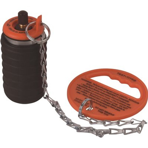 Test-Tite Test-Tite 83586 Natural Rubber Pressure-Relief Pneumatic Test Plug, For 2-Inch NPS, 12-Count Bulk Pack Test-Tite Test-Tite 83586 Natural Rubber Pressure-Relief Pneumatic Test Plug, For 2-Inch NPS, 12-Count Bulk Pack