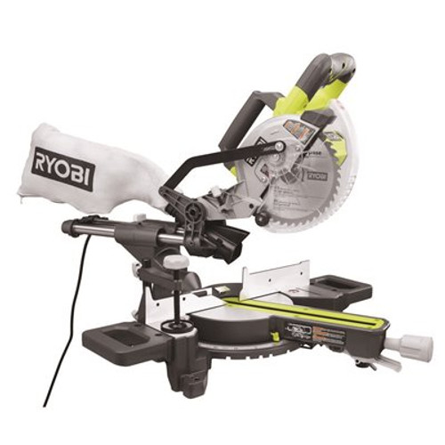 RYOBI 10 Amp Corded 7-1/4 in. Compound Sliding Miter Saw