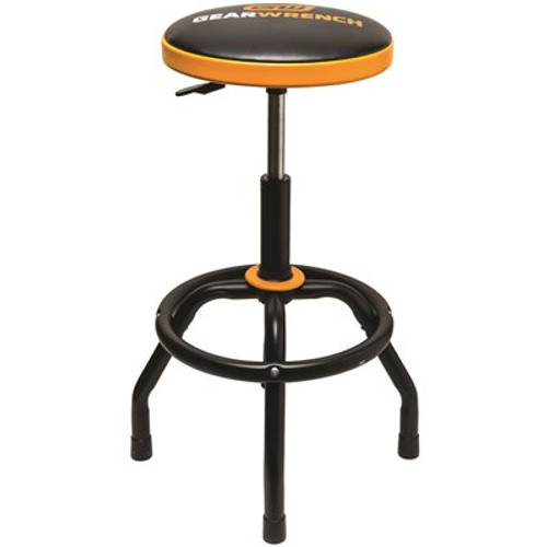 GEARWRENCH 26 in. to 31 in. Adjustable Height Swivel Shop Stool