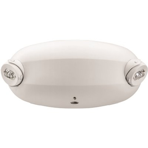 Lithonia Lighting Contractor Select ELM2L Series 120-Volt/347-Volt Integrated LED White Emergency Light with 9.6-Volt Battery