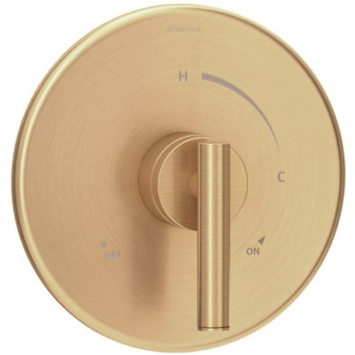 Symmons Dia Shower Valve Trim in Brushed Bronze (Valve not Included)