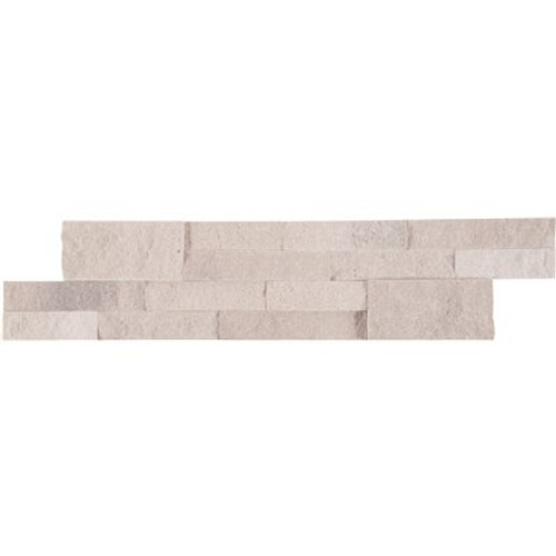 MSI Iceland Gray Ledger Panel 6 in. x 24 in. Textured Travertine Wall Tile (60 sq. ft./Pallet)