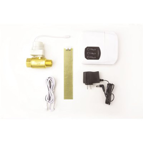 LeakSmart 3/8 in. Dishwasher Motorized Brass Water Ball Valve