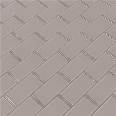MSI Oyster 11.88 in. x 13.88 in. Textured Glass Subway Wall Tile (9.7 sq. ft./Case)