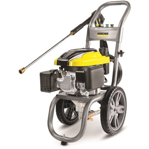 Karcher 2700 PSI 2.4 GPM G2700 R Axial Pump Gas Power Pressure Washer with 4 Nozzle Attachments