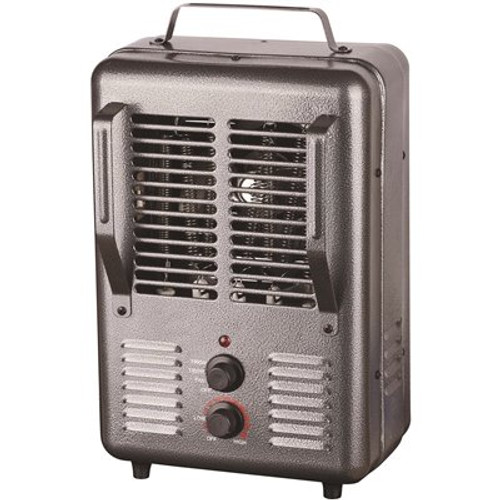 KING 120-Volt Portable Electric Milk House Space Heater in Gray