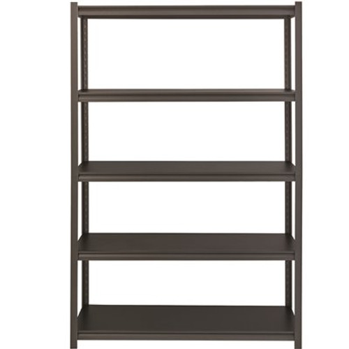 Iron Horse Gray 5-Tier Boltless Steel Garage Storage Shelving Unit ( 48 in. W x 72 in. H x 24 in. D )