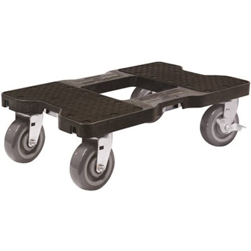 SNAP-LOC 1800 lbs. Capacity Super-Duty Professional E-Track Dolly in Black