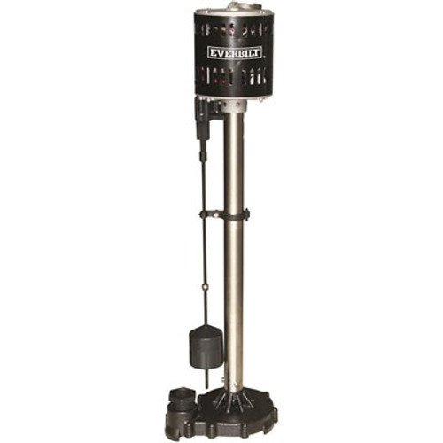 Everbilt 1/2 HP Stainless Steel Pedestal Sump Pump