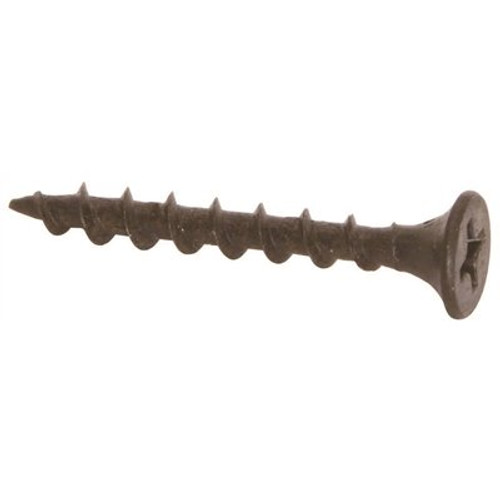 #6 x 2 in. Phillips Drive Bugle Head Coarse Thread Drywall Screws in Black (300 per Box)