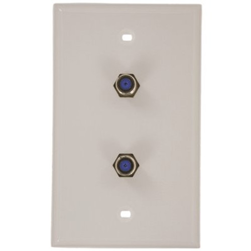 Leviton FxF Standard Video Wall Jack, White