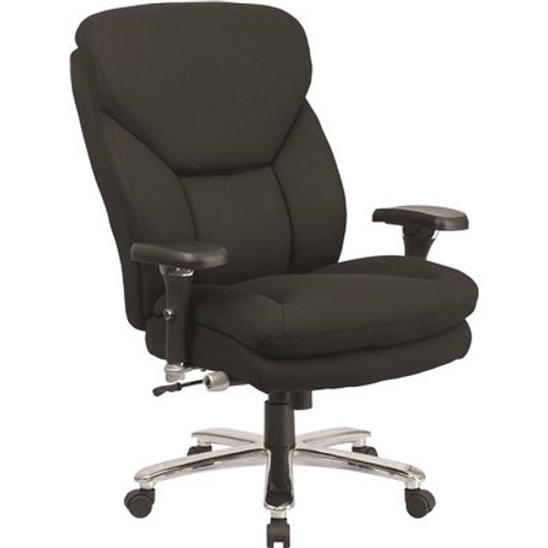 Carnegy Avenue Black Fabric Metal Office/Desk Chair Carnegy Avenue Black Fabric Metal Office/Desk Chair