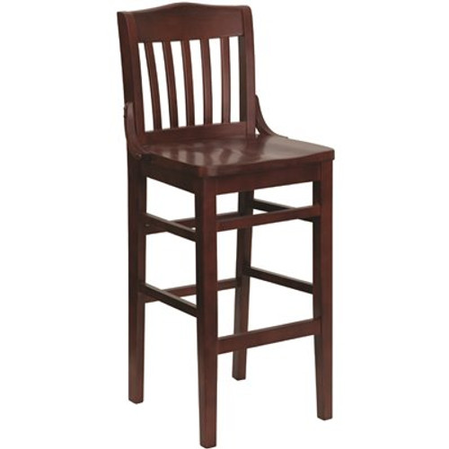 Carnegy Avenue 44 in. Mahogany Bar Stool Carnegy Avenue 44 in. Mahogany Bar Stool
