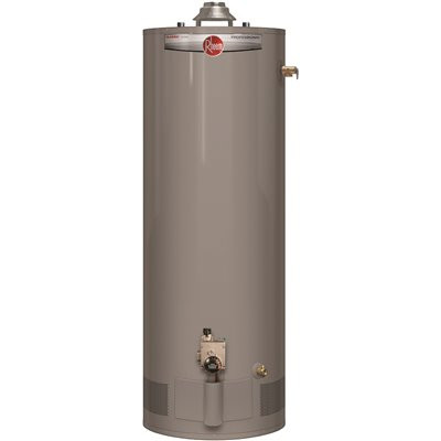 Rheem Professional Classic 40 Gal. Short 6-Year 40,000 BTU Residential Natural Gas Water Heater