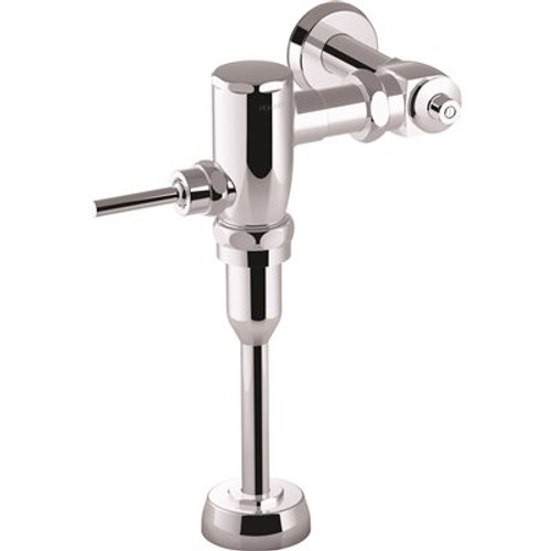 KOHLER Primme 1.0 GPF Manual Flushometer Valve for Washdown Urinal in Polished Chrome