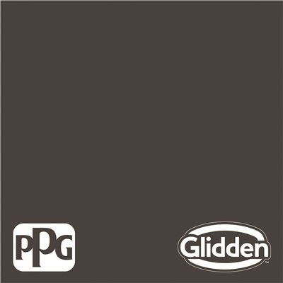 PPG TIMELESS 1 gal. #PPG1001-7 Black Magic Flat Interior One-Coat Paint with Primer