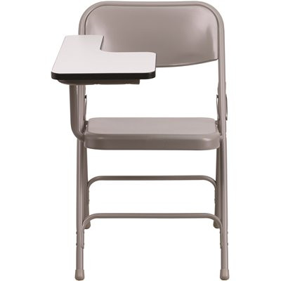 Carnegy Avenue Beige Steel Right Arm Folding Chair