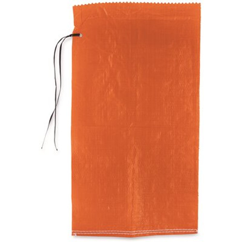 HALSTED 14 in. x 26 in. Orange High UV Sandbag with Ties (1000-Pallet)