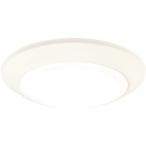 Westinghouse 75-Watt 7 in. White 5000K Indoor/Outdoor Integrated ENERGY STAR Dimmable LED Flush Mount