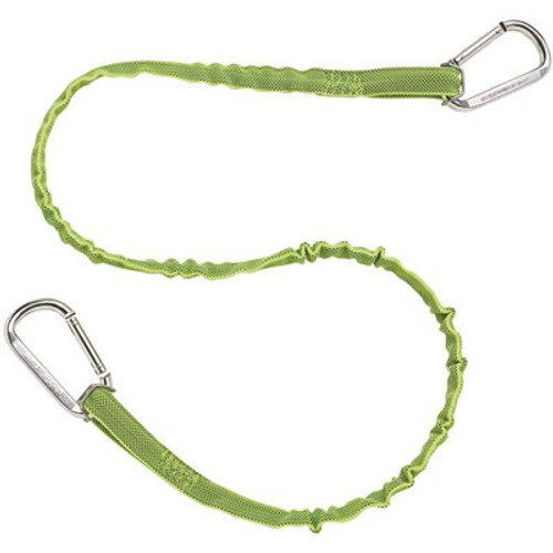 Ergodyne 10 lbs. Lime Extended Dual Carabiner Tool Lanyard