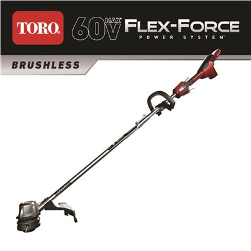 Toro 60V Max Lithium-Ion Brushless Cordless 14 in./16 in. String Trimmer - Battery and Charger Not Included