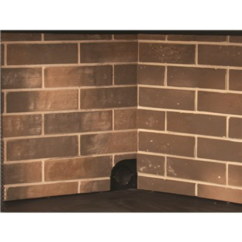 Pleasant Hearth Firebrick Panel Set for 36 in. Zero Clearance Ventless Dual Fuel Fireplace Insert