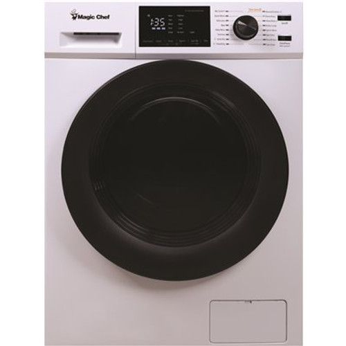 Magic Chef 23.4 in. 2.7 cu. ft. White All in One Ventless and Washer Dryer Combo