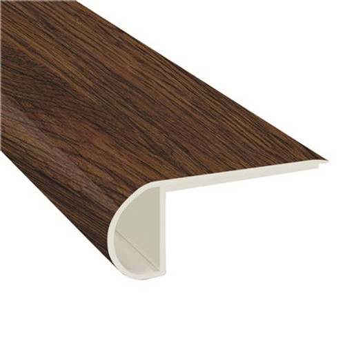 A&A Surfaces Antique Mahogany 3/4 in. T x 2.75 in. W x 94 in. L Stair Nose Vinyl Molding