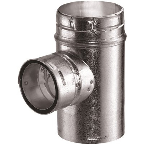 DuraVent 5 in. Dia x 4 in. Dia Gas Vent Reducer Tee