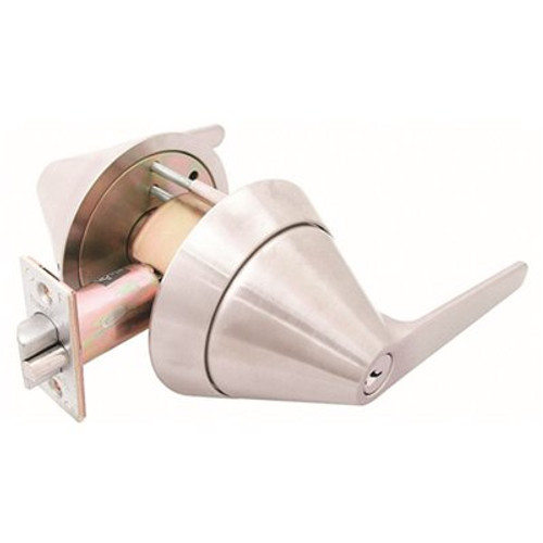 TownSteel Ligature Resistant Satin Stainless Steel Cylindrical Lock Storeroom Lever Trim Storeroom 2-3/4 in. Backset