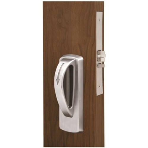 TownSteel Ligature Resistant Satin Stainless Steel Mortise Lock Full Dummy Arch Trim Design