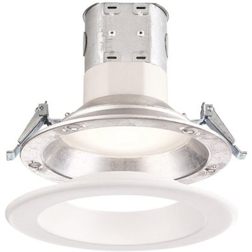 EnviroLite Easy-Up 6 in. 4000K White Remodel Magnetic Recessed Integrated LED Kit at 93 CRI