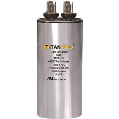 Packard Run Capacitor 5 MFD 440/370-Volt Round