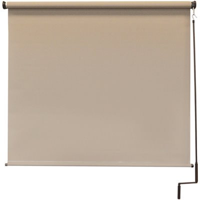 SeaSun Coronado Cordless UV Protection PVC Outdoor Roller Shade Pole Operated 120 in. W x 96 in. L
