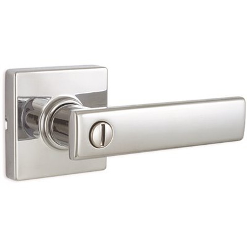 Defiant Westwood Bright Chrome Bed/Bath Door Handle with Square Rose