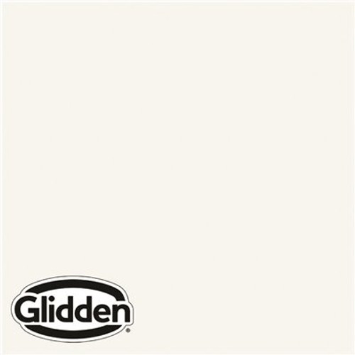Glidden Premium 1 gal. #PPG1001-1 Delicate White Semi-Gloss Exterior Latex Paint