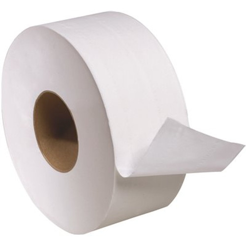 Renown Jumbo Roll 2-Ply 3.48 in. Toilet Paper (1,000 ft. per Roll 12 Rolls per Case)