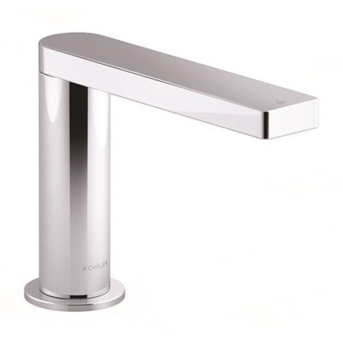 KOHLER Composed DC Powered Touchless Single Hole Bathroom Faucet with Kinesis Sensor Technology in Polished Chrome
