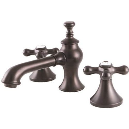 Kingston Brass Vintage 8 in. Widespread 2-Handle Bathroom Faucet in Oil Rubbed Bronze