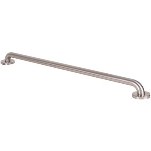 Lodging Star 36 in. x 1.25 in. Grab Bar in Stainless Steel