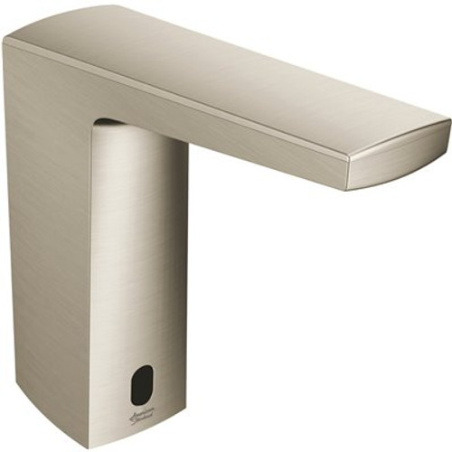 Paradigm Selectronic Base Model AC Powered Single Hole Touchless Bathroom Faucet with 0.5 GPM in Brushed Nickel