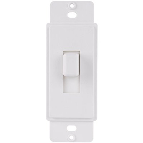 Titan3 1-Gang or Multi-Gang Toggle Plastic Adapter Plate, White (5 per Bag)