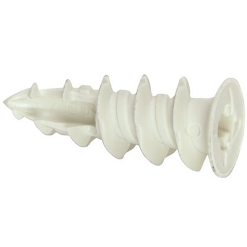 #8 Nylon EZ Wall Anchors without Screws (100 per Pack)