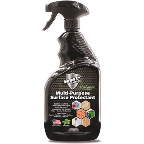 Infinity Shields 32 oz. Mold and Mildew Long Term Control Blocks and Prevents Staining (Peppermint)