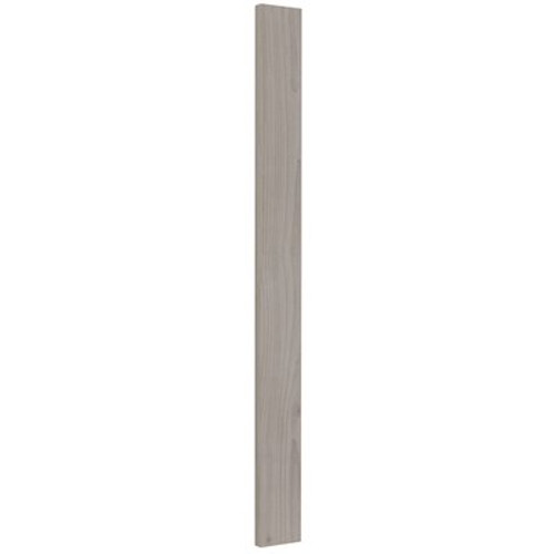 Cambridge Grey Nordic Slab Style Kitchen Cabinet Filler (3 in W x 0.75 in D x 96 in H)