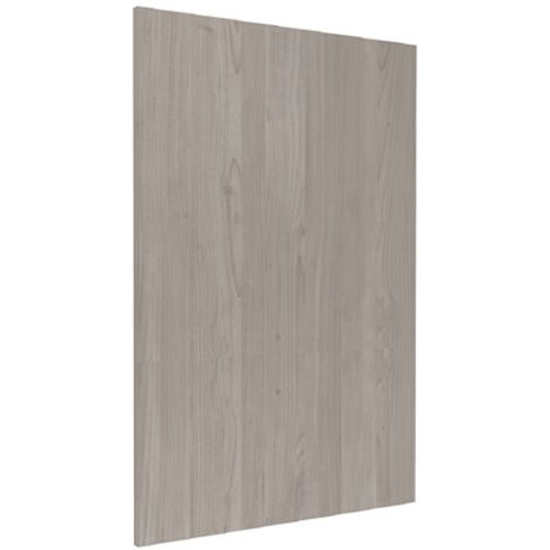 Cambridge Grey Nordic Slab Style Kitchen Cabinet End Panel (90 in W x 0.75 in D x 24 in H)