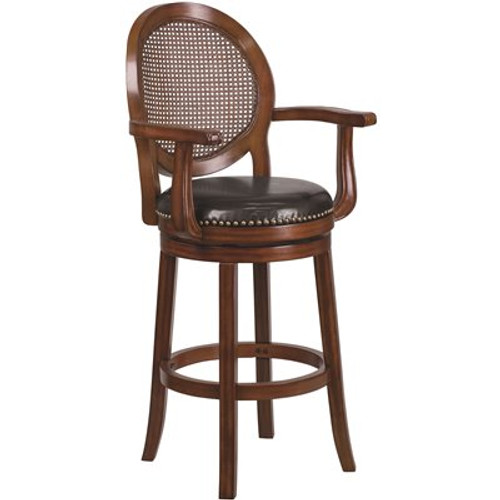 Carnegy Avenue 28 in. Bar Height Expresso Bar Stool Carnegy Avenue 28 in. Bar Height Expresso Bar Stool