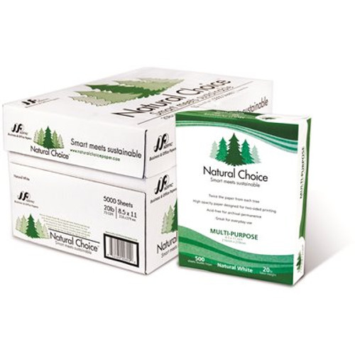 Norpac Natural Choice 8.5 in. x 11 in. Multi-Purpose Copy Paper