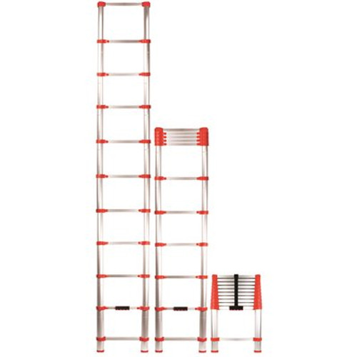 XTEND + CLIMB 10.5 ft. Aluminum Telescoping Extension Ladder with 250 lbs. Load Capacity Type 1 Duty Rating