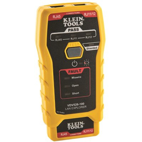 Klein Tools LAN Explorer Data Cable Tester with Remote